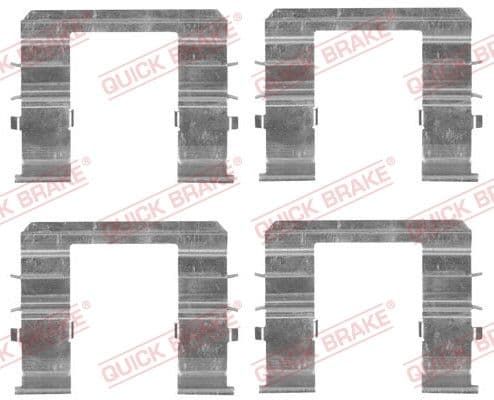 Set accesorii, placute frana QUICK BRAKE 109-1744