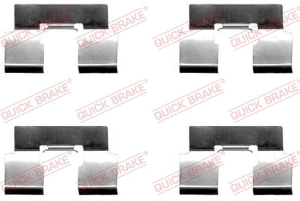 Set accesorii, placute frana QUICK BRAKE 109-1214