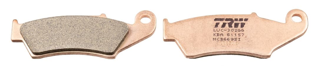 set placute frana,frana disc TRW MCB669SI