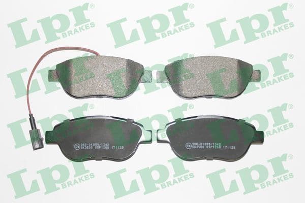 set placute frana,frana disc LPR 05P1268