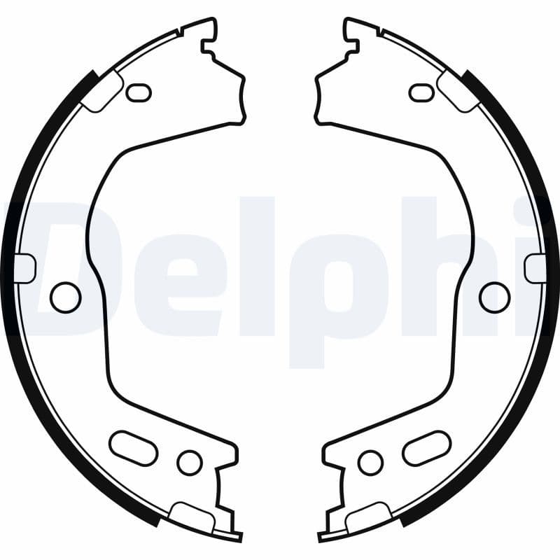 Set saboti frana, frana de mana DELPHI LS2154