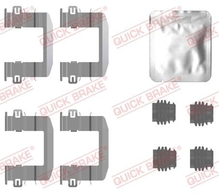 Set accesorii, placute frana QUICK BRAKE 109-0132