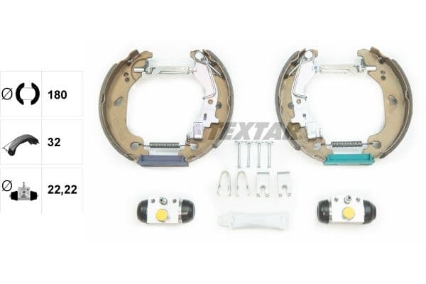 Set saboti frana TEXTAR Shoe Kit Pro 84054401