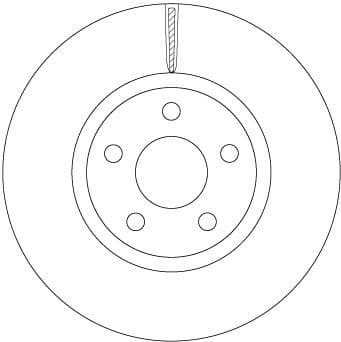 Disc frana TRW DF6810S