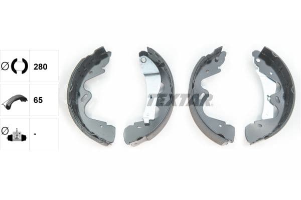 Set saboti frana TEXTAR 91065100