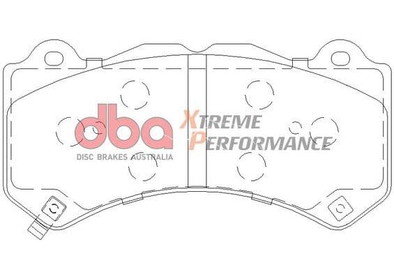 Set placute frana de performanta DBA Australia DB2375XP