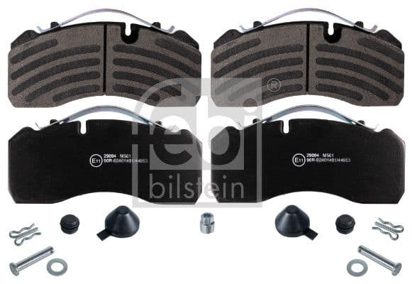 set placute frana,frana disc FEBI BILSTEIN 16563