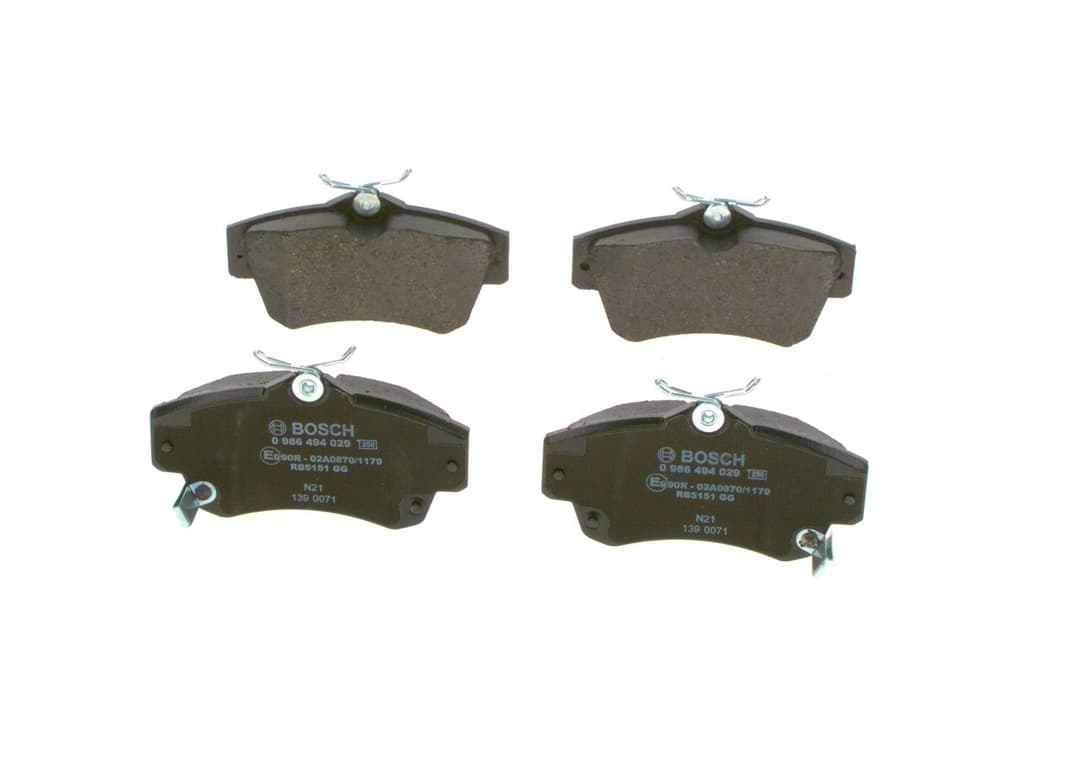 set placute frana,frana disc BOSCH 0 986 494 029