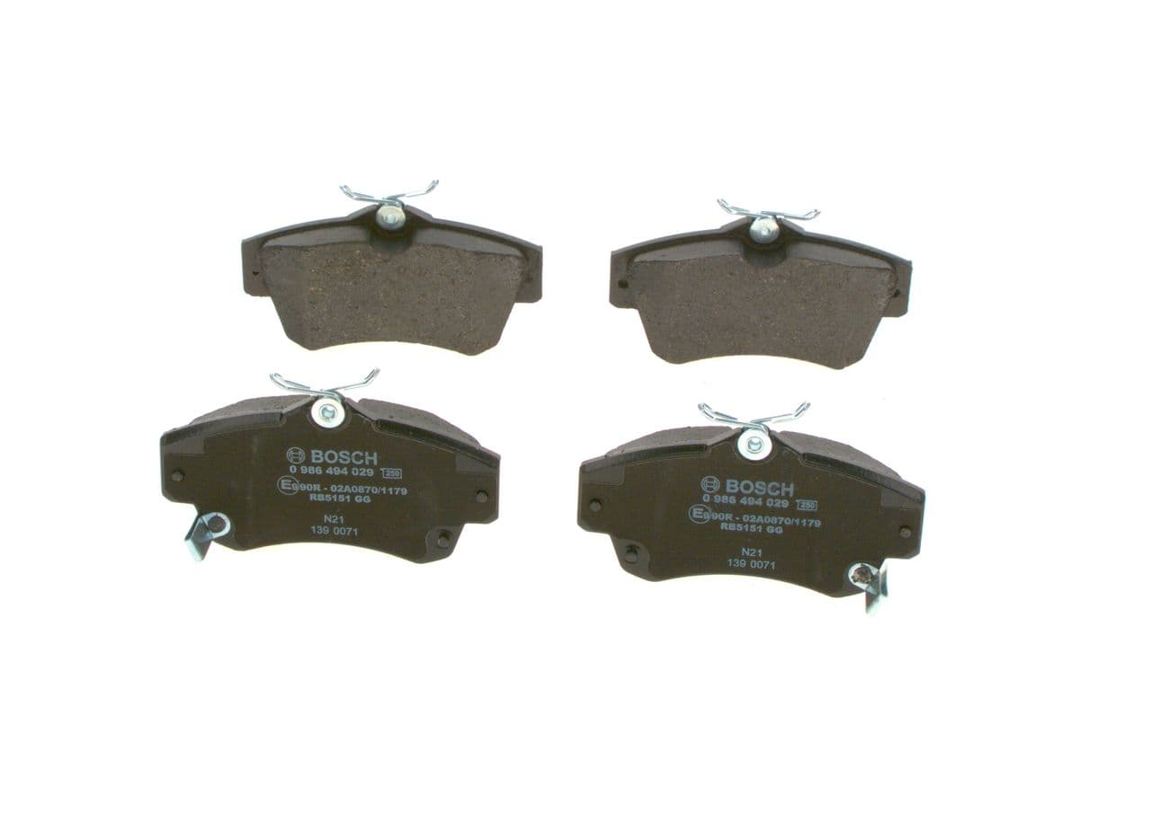 set placute frana,frana disc BOSCH 0 986 494 029