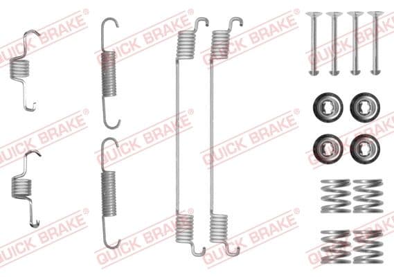 Set accesorii, sabot de frana QUICK BRAKE 105-0889