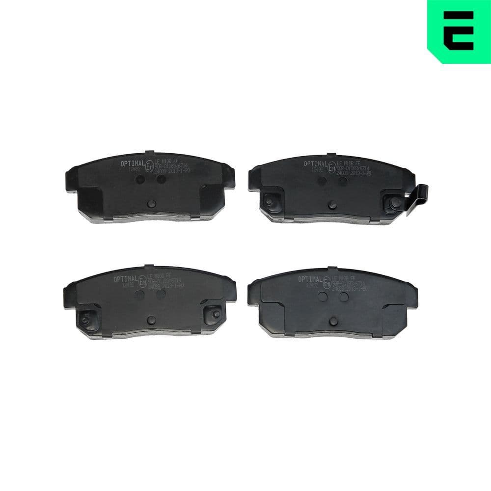 set placute frana,frana disc OPTIMAL BP-12492