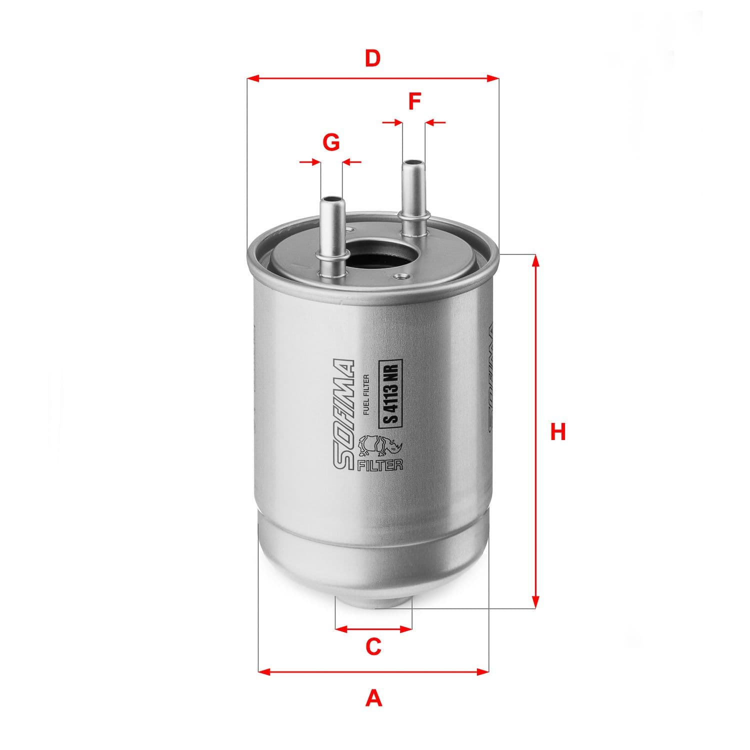 filtru combustibil SOFIMA S 4113 NR