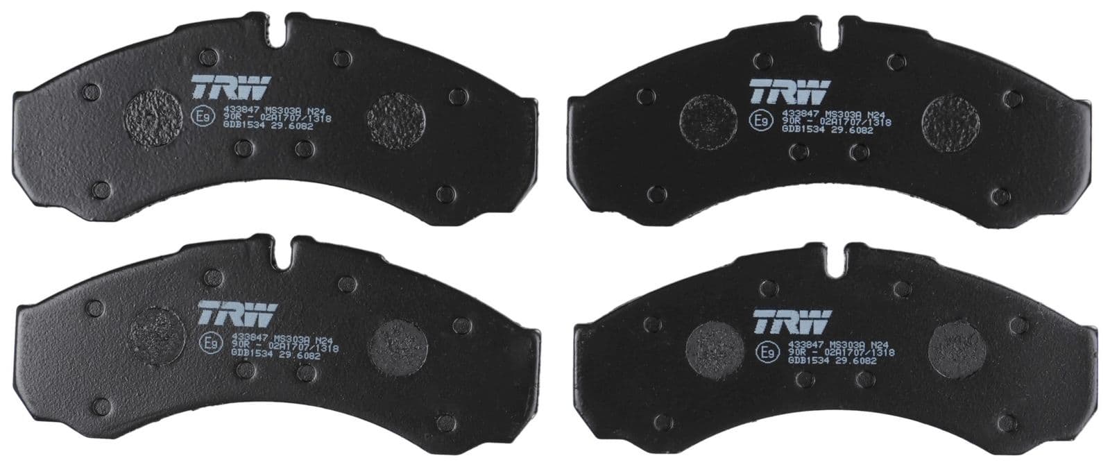 set placute frana,frana disc TRW GDB1534