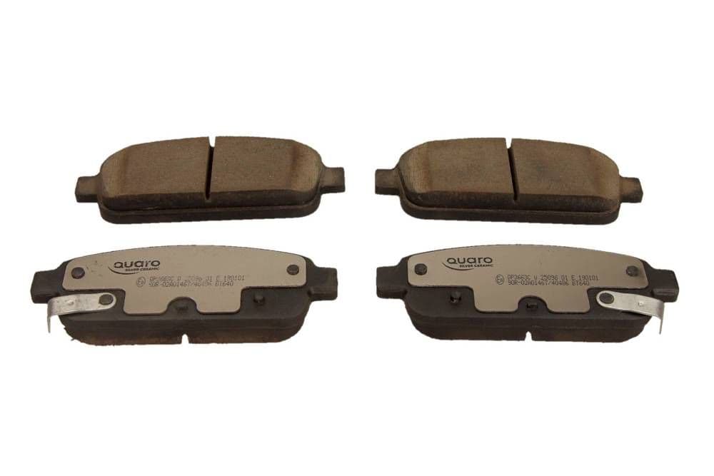 set placute frana,frana disc QUARO SILVER CERAMIC QP3663C