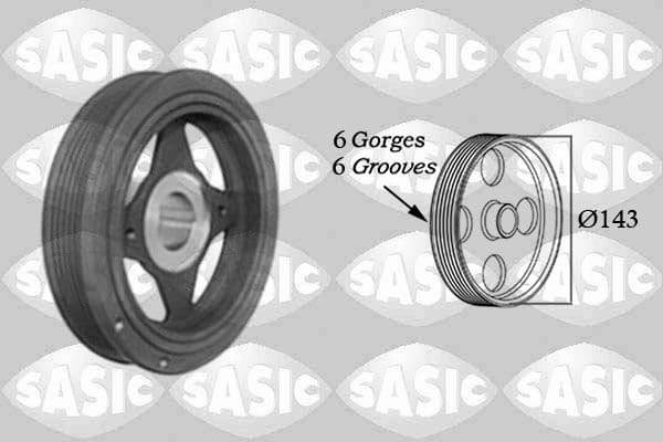 Fulie curea, arbore cotit SASIC 2154023