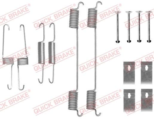 Set accesorii, sabot de frana QUICK BRAKE 105-0859