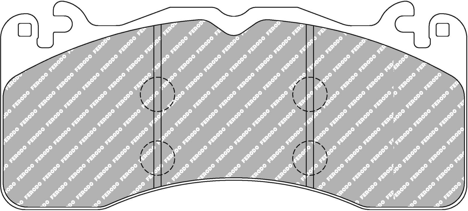 set placute frana,frana disc FERODO FCP4711H