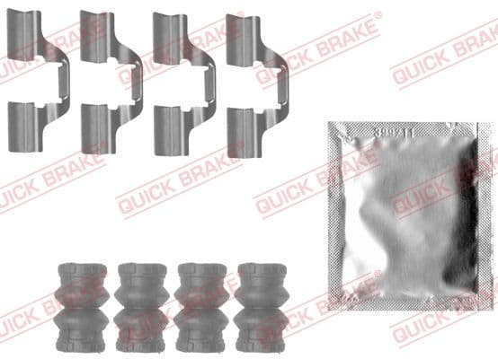 Set accesorii, placute frana QUICK BRAKE 109-1827