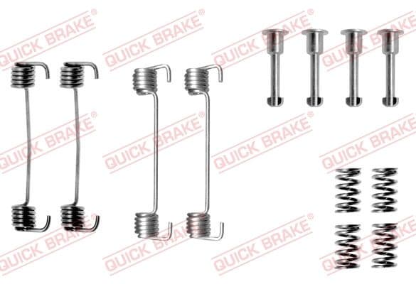 set accesorii, saboti frana parcare QUICK BRAKE 105-0620