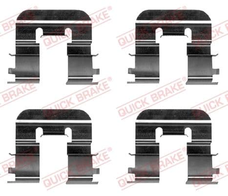 Set accesorii, placute frana QUICK BRAKE 109-0024