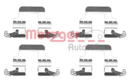 Set accesorii, placute frana METZGER 109-1766