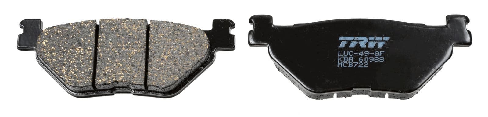 set placute frana,frana disc TRW Organic Allround MCB722