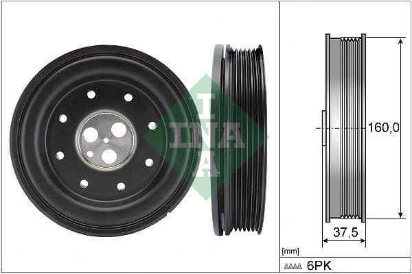 Fulie curea, arbore cotit Schaeffler INA 544 0134 10