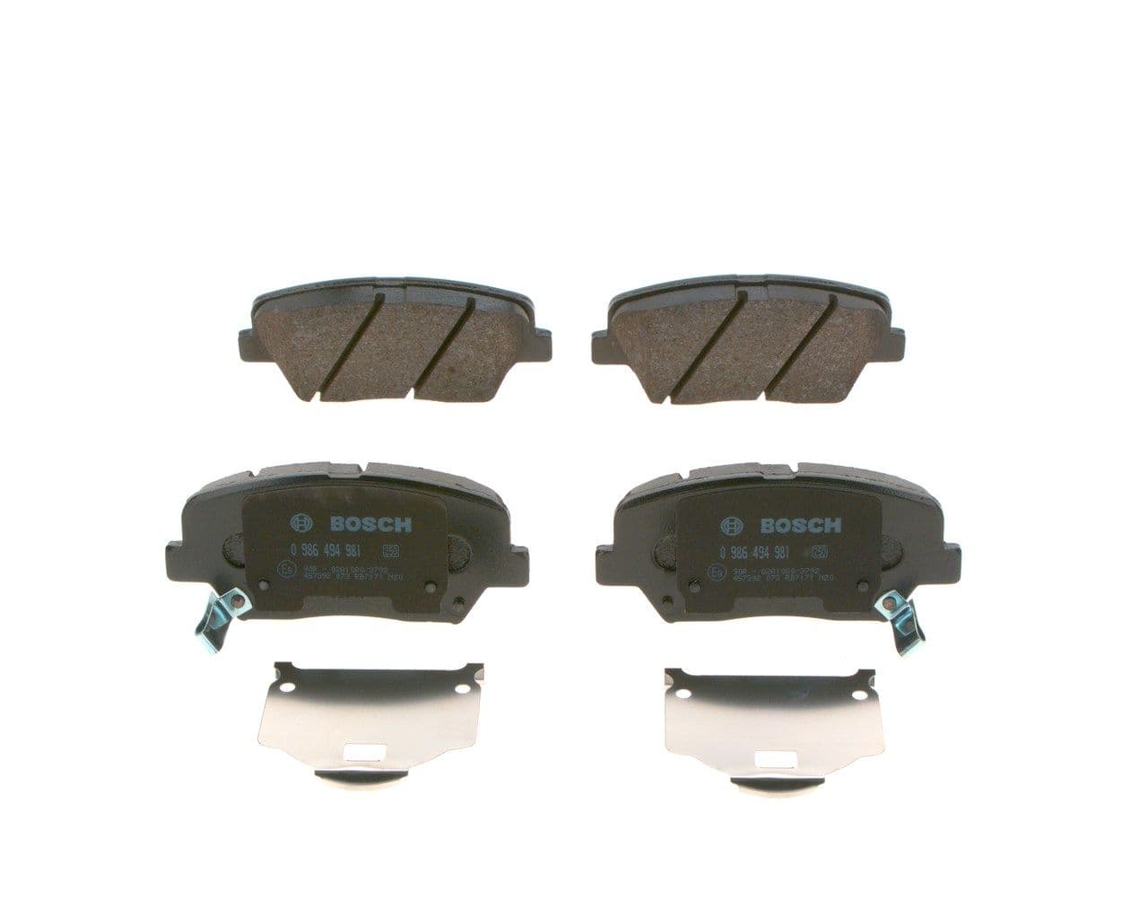set placute frana,frana disc BOSCH 0 986 494 981