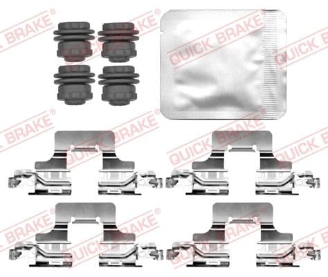 Set accesorii, placute frana QUICK BRAKE 109-0128