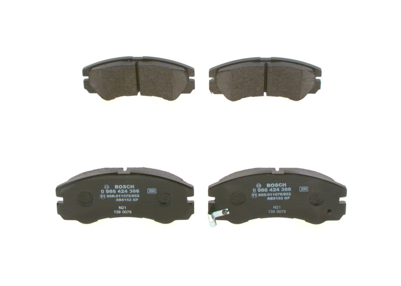 set placute frana,frana disc BOSCH 0 986 424 366