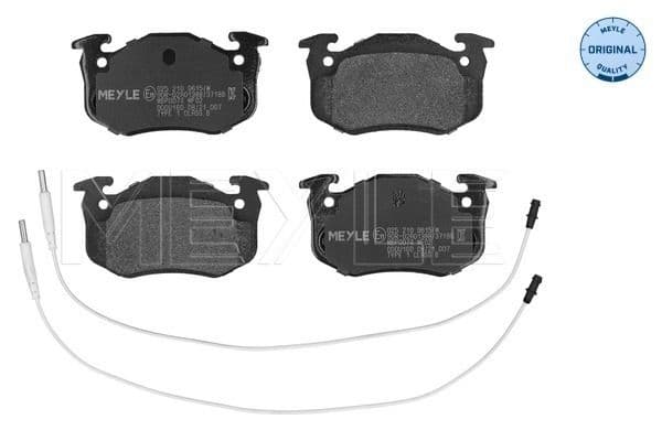 set placute frana,frana disc MEYLE -ORIGINAL: True to OE. 025 210 9615/W
