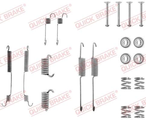 Set accesorii, sabot de frana QUICK BRAKE 105-0599