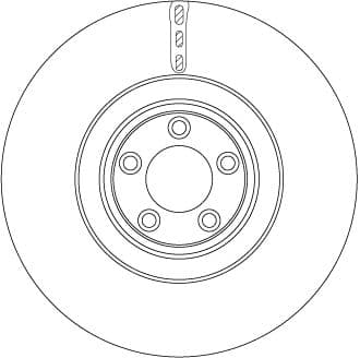 Disc frana TRW DF6651S