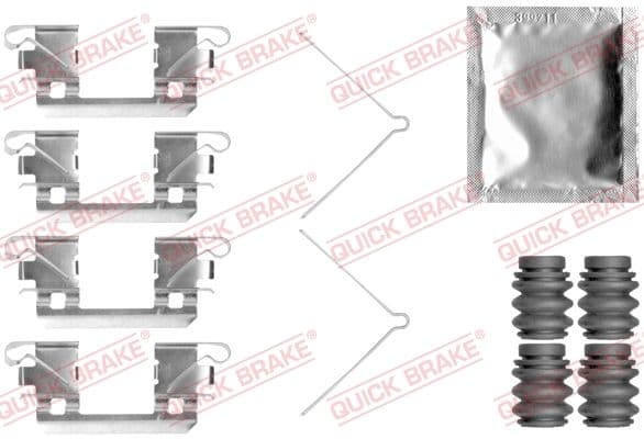 Set accesorii, placute frana QUICK BRAKE 109-0113