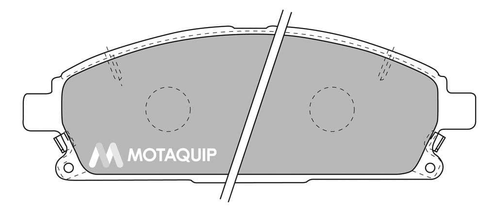 set placute frana,frana disc MOTAQUIP LVXL1085
