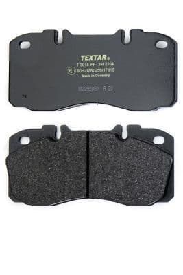 set placute frana,frana disc TEXTAR 2912204
