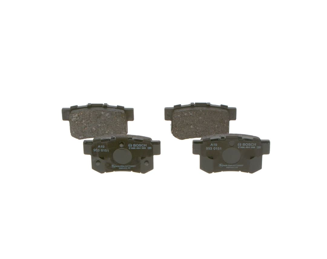set placute frana,frana disc BOSCH 0 986 494 358
