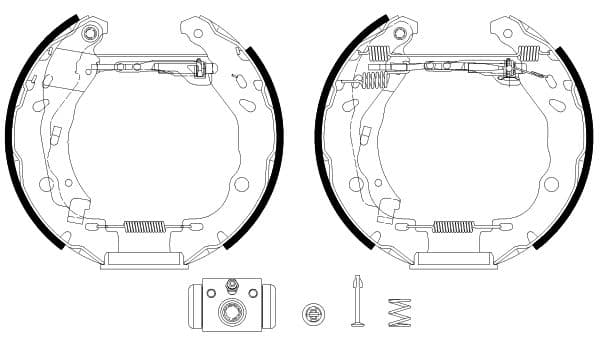 Set saboti frana TEXTAR Shoe Kit Pro 84083201
