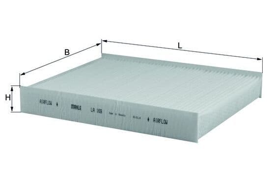 Filtru, aer habitaclu MAHLE LA 169