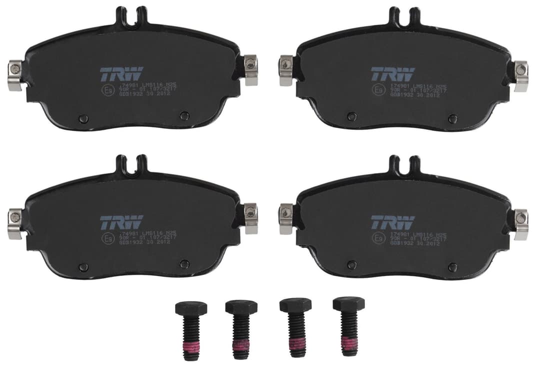 set placute frana,frana disc TRW GDB1932