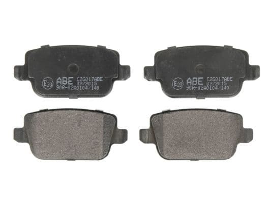 set placute frana,frana disc ABE C2G017ABE