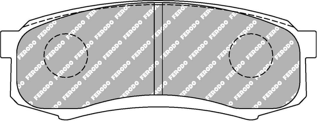 set placute frana,frana disc FERODO FCP1021H