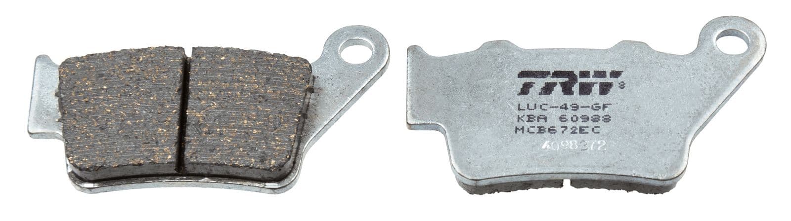 set placute frana,frana disc TRW Organic Eco MCB672EC