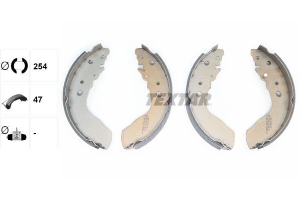 Set saboti frana TEXTAR 91051300