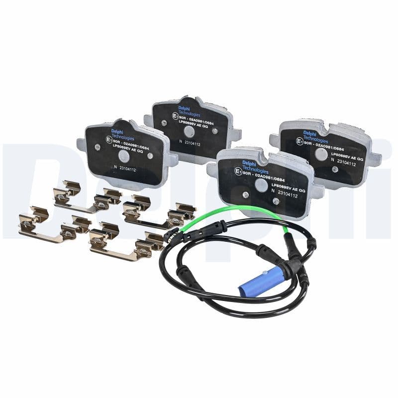 set placute frana,frana disc DELPHI LP5069EV