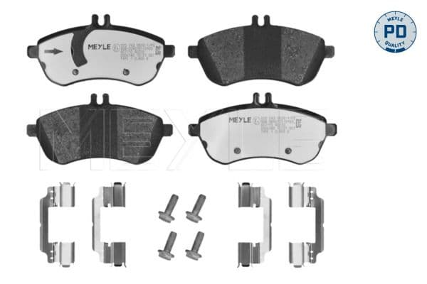set placute frana,frana disc MEYLE -PD: Advanced performance and design. 025 243 0620-1/PD