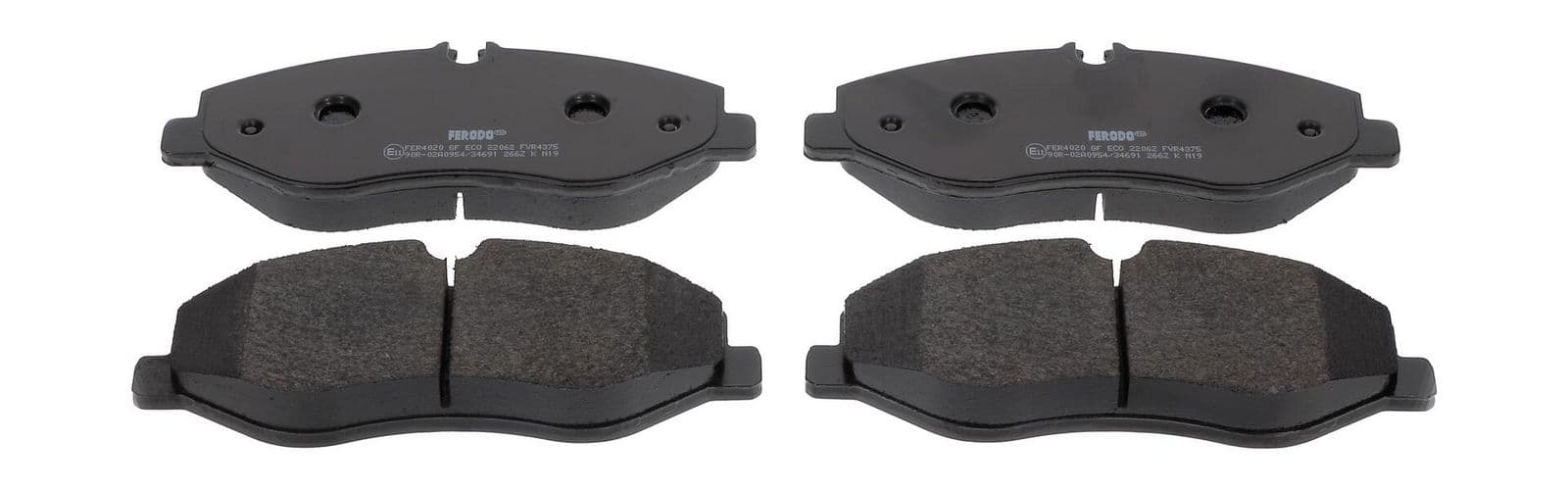 set placute frana,frana disc FERODO FVR4375