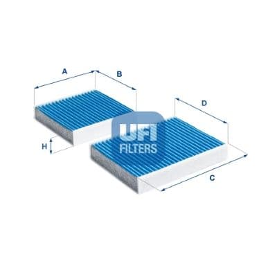 Filtru, aer habitaclu UFI ARGENTIUM 34.164.00