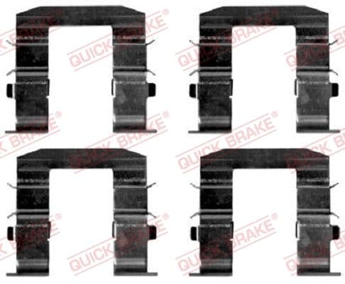 Set accesorii, placute frana QUICK BRAKE 109-1665