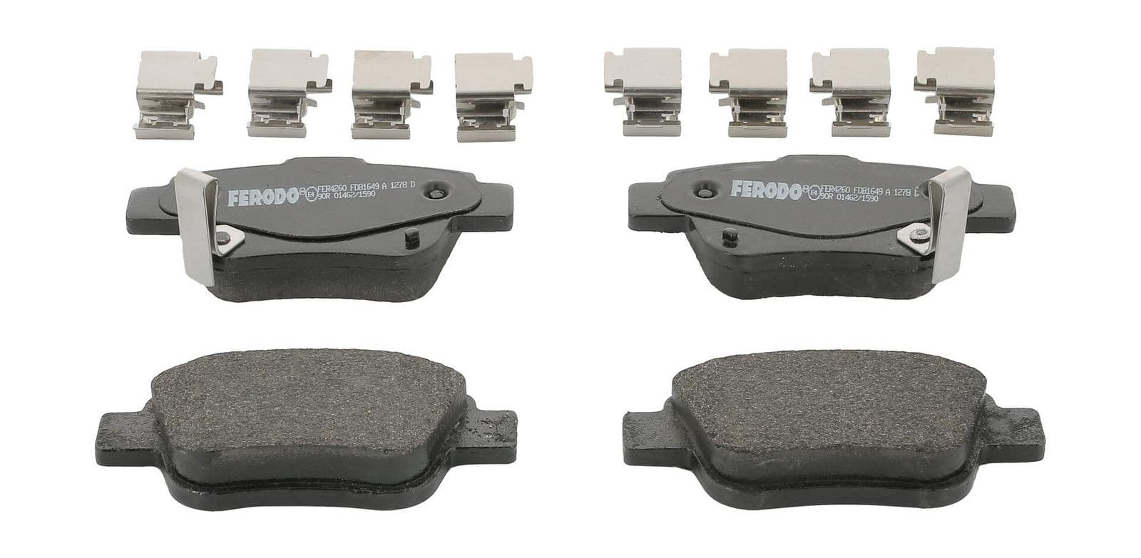 set placute frana,frana disc FERODO FDB1649